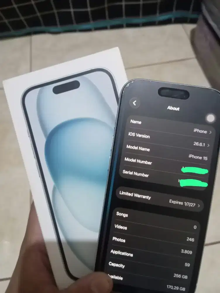 Iphone 15 basic 256 ibox!