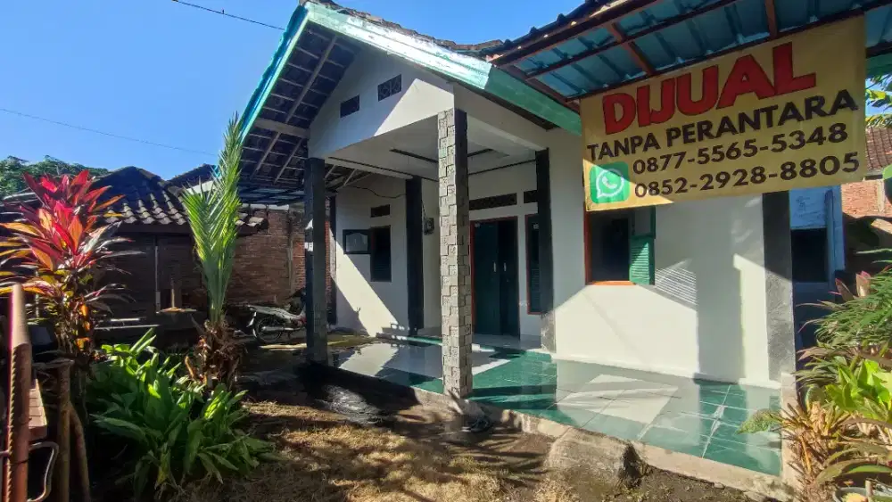 JUAL TANAH & RUMAH TIDAK BISING DARI JALAN