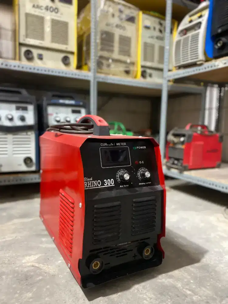 MESIN LAS BEKAS MMA 300A 1 PHASE RHINO BEKAS LISTRIK IGBT DC SECOND