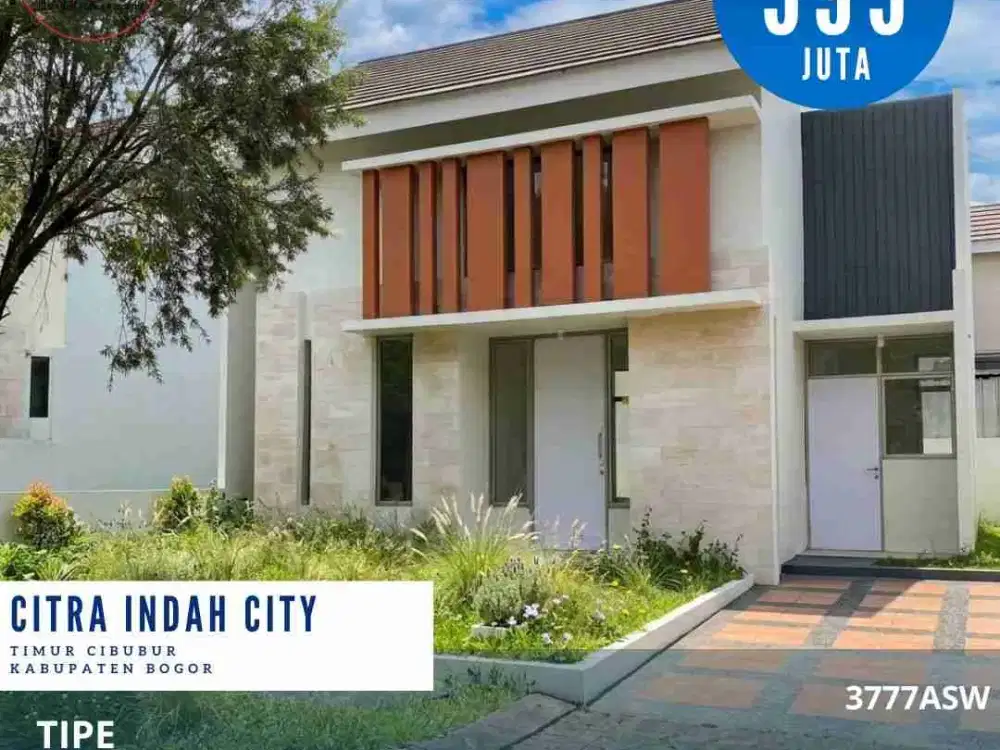 Dijual rumah diCitra Indah City cluster platinum