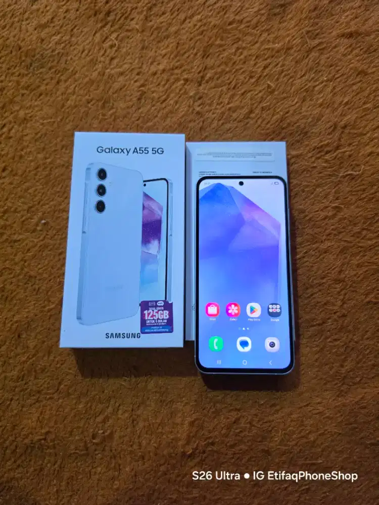 Samsung A55 12GB/256GB Fulset Ori Resmi Galaxy A 55 5G Tipe Tertinggi