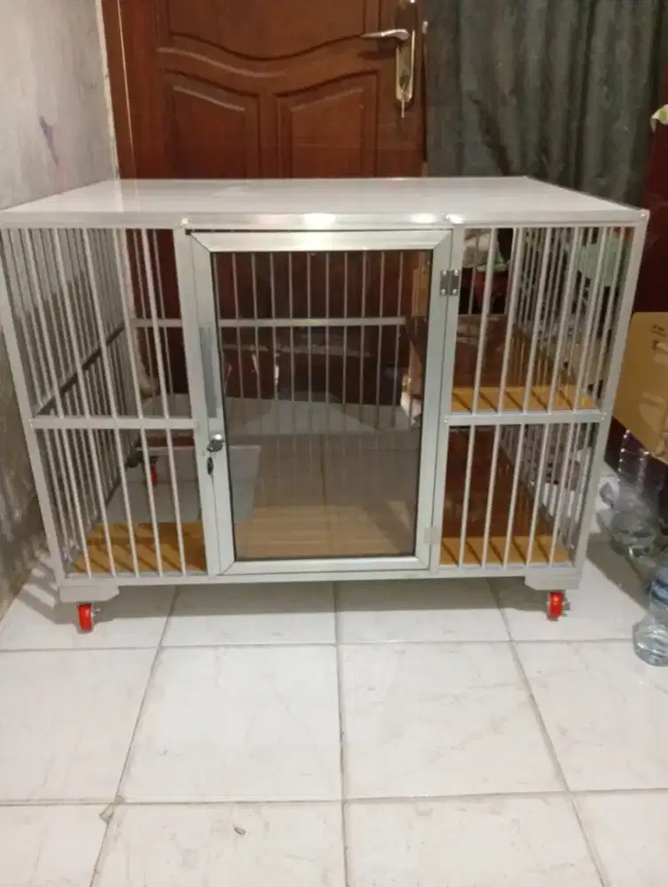 Kandang kucing aluminium