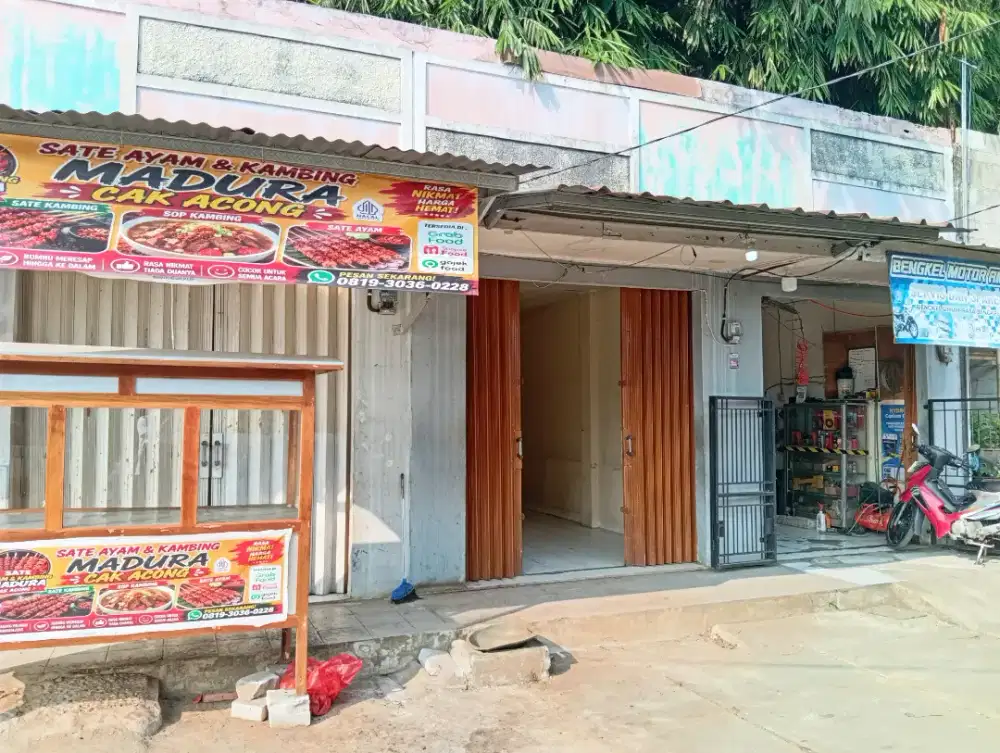 disewakan ruko/toko/kios di depan perumahan villa mellia
