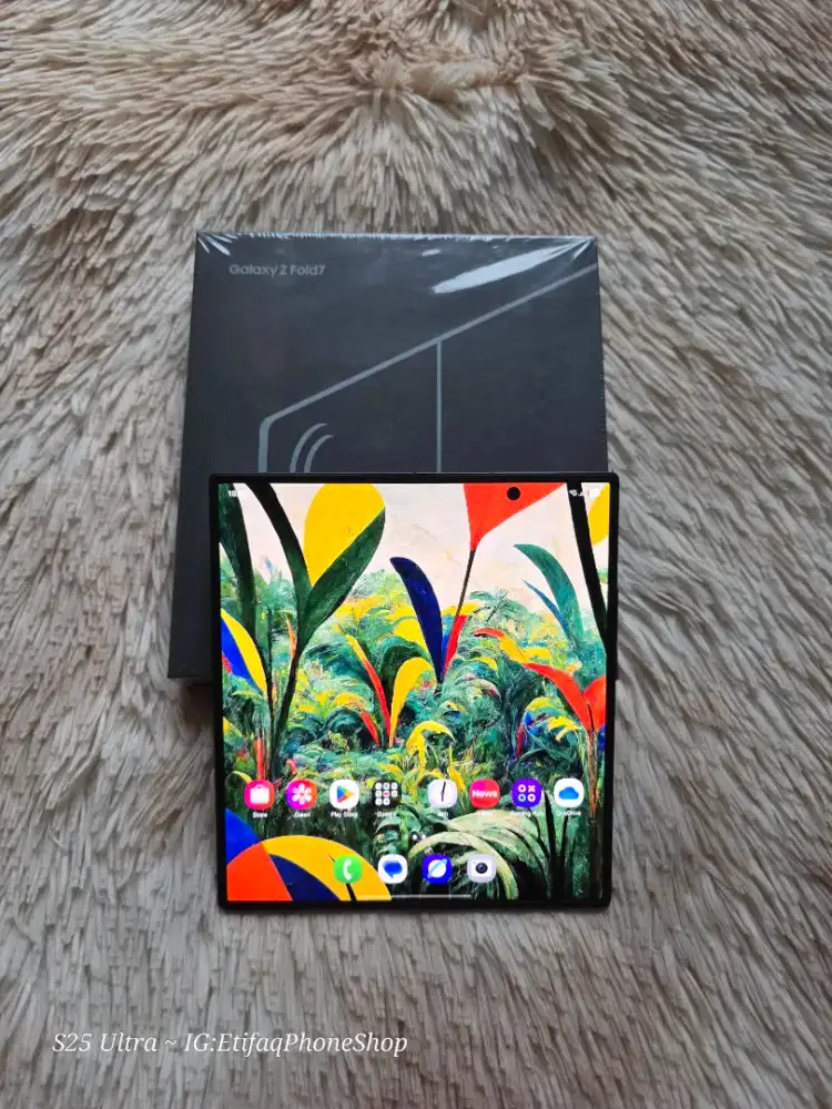 512GB Samsung Z Fold 7 Baru Fulset Galaxy Zfold7 Zfold Fold7 12/512 5G