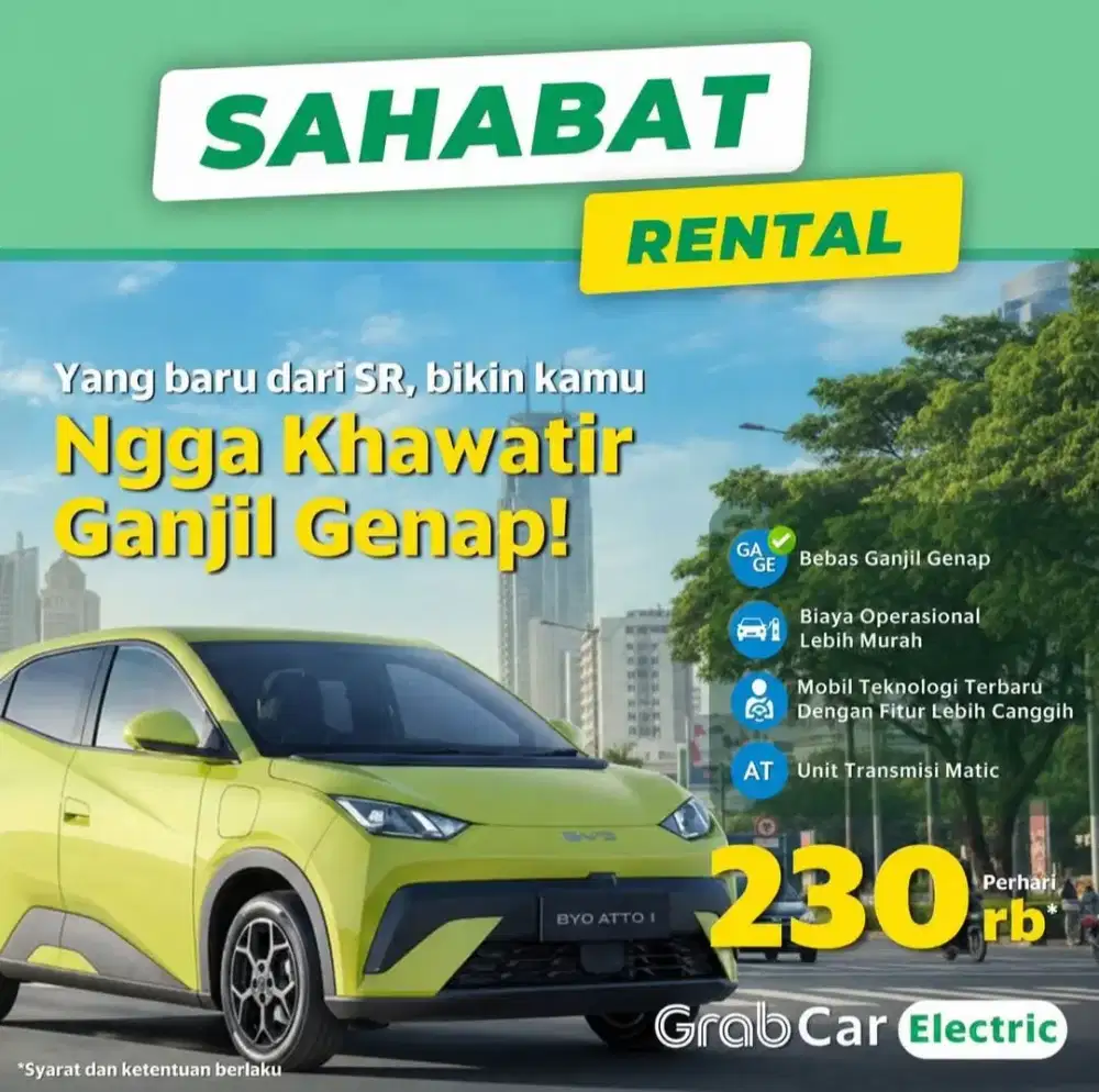 Supir online rental