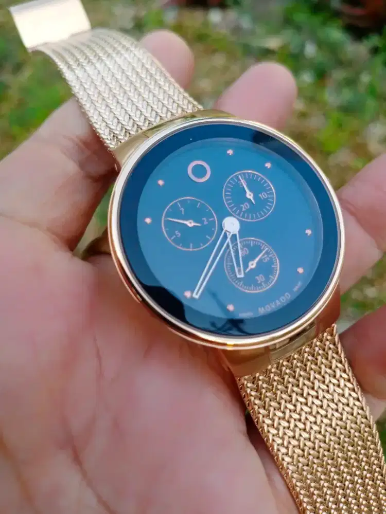 Jam movado rose gold crono lok waru