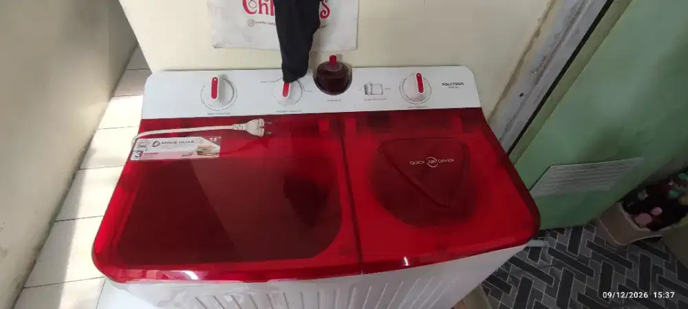 Mesin Cuci Polytron 2 Tabung 7,5 kg