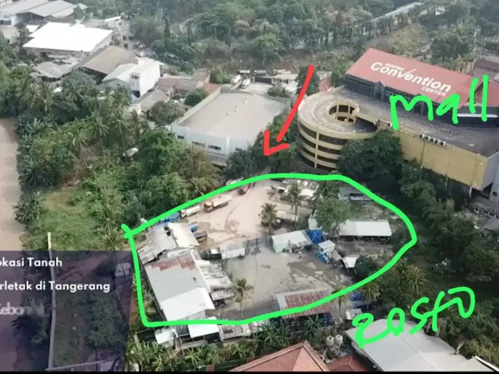 DIJUAL TANAH STRATEGIS KEBON NANAS CIKOKOL TANGERANG