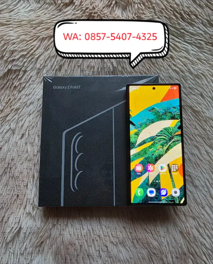Samsung Z Fold7 512GB Fulset Resmi Galaxy Zfold7 Zfold Fold 7 12/512