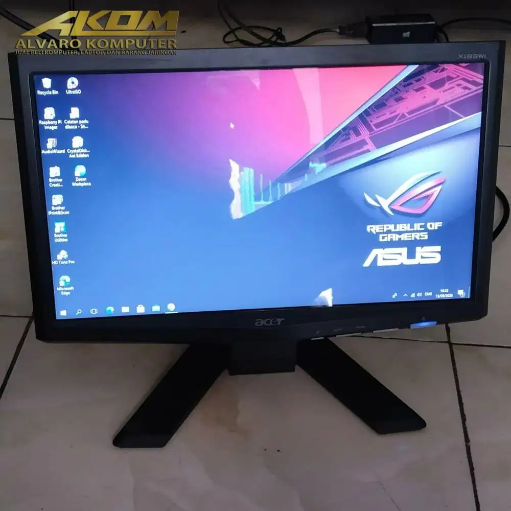 LED Monitor Acer 15.6inch wide Acer X163WL