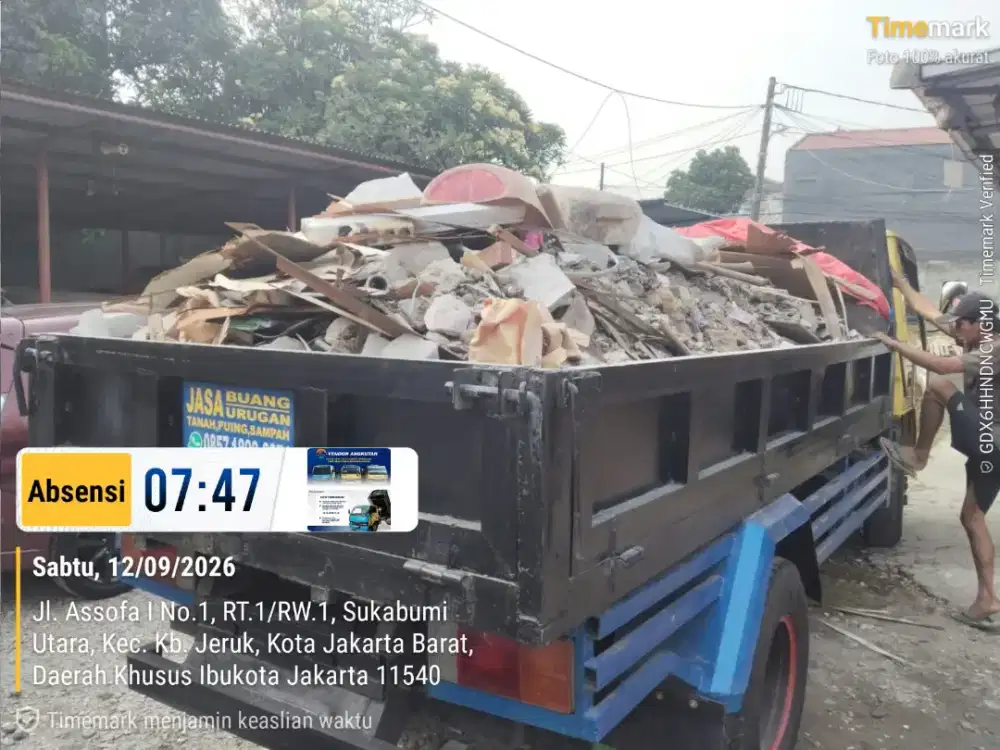 Jasa buang puing sampah