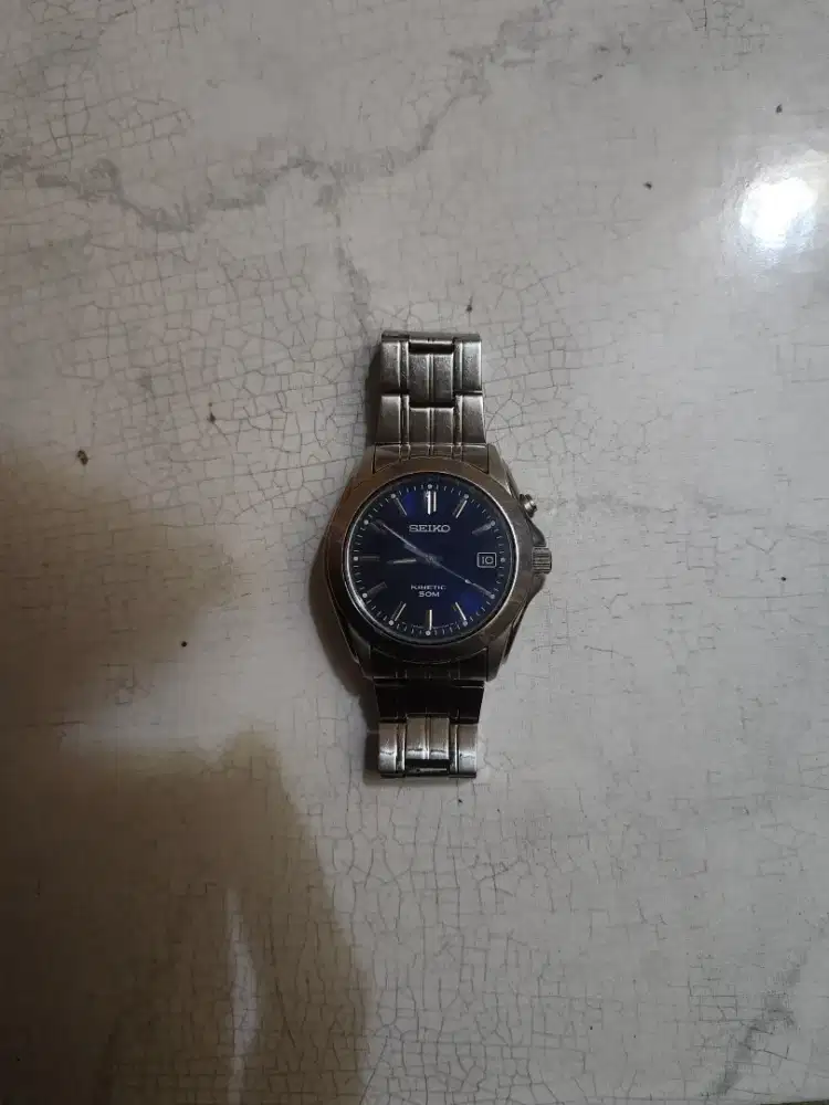 Dijual Jam Tangan Pria Seiko Kinetic 50M SKA267P1 Blue Dial Original