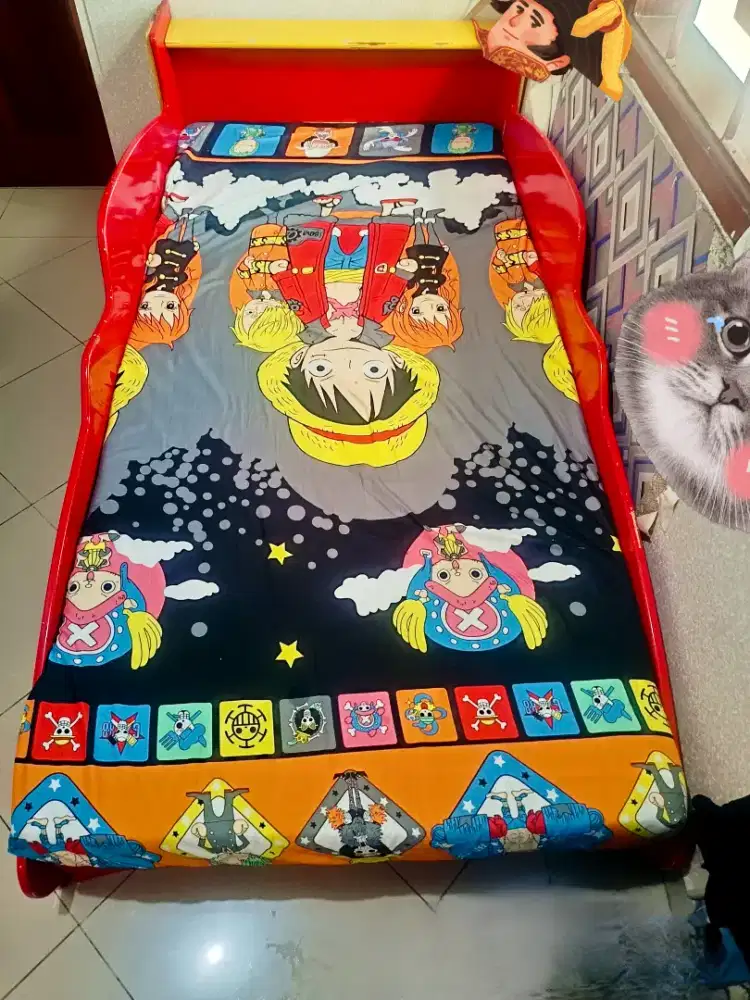 Wts tempat tidur anak costum mobil balab