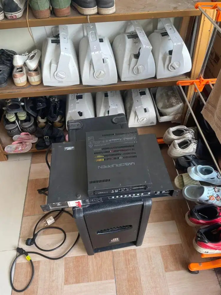 Jual borongan Speaker siling, Sub woffer, power