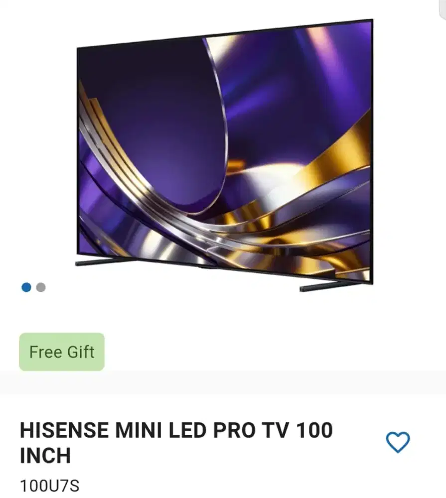 MINI LED HISENSE 100 INCH