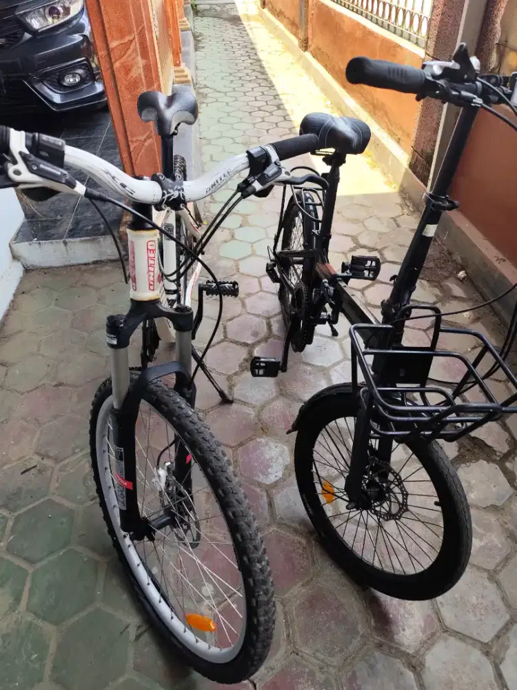 Paket 2 sepeda lipat n gunung