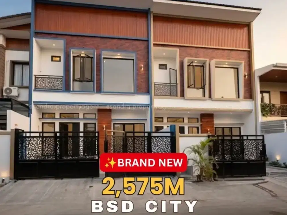 Jual rumah baru di Nusa loka BSD