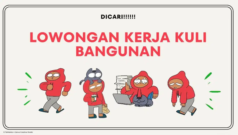 DICARI PEKERJA KULI BANGUNAN
