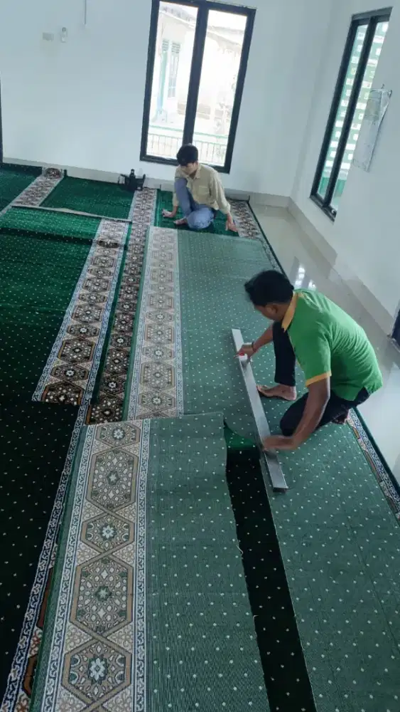 Karpet Masjid Semi Import Halus Tebal 12mm - Elmas Gratis Pasang