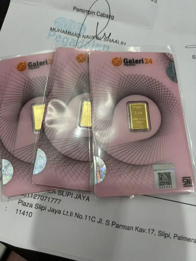 Galeri 24 1 gram logam mulia galeri24