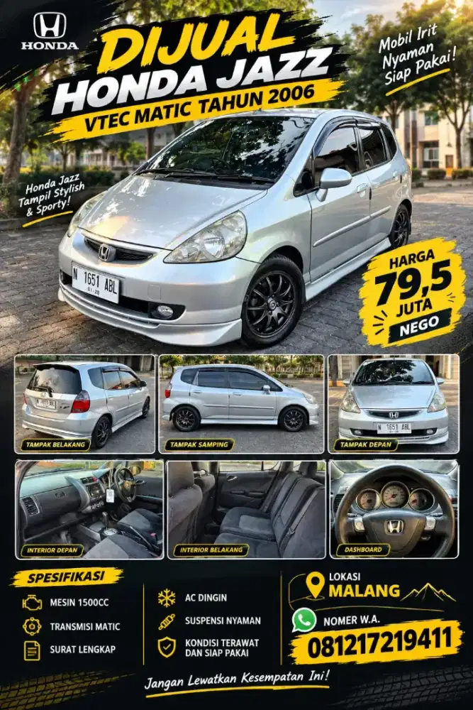 Honda Jazz Vtec 2006 Matic Terawat