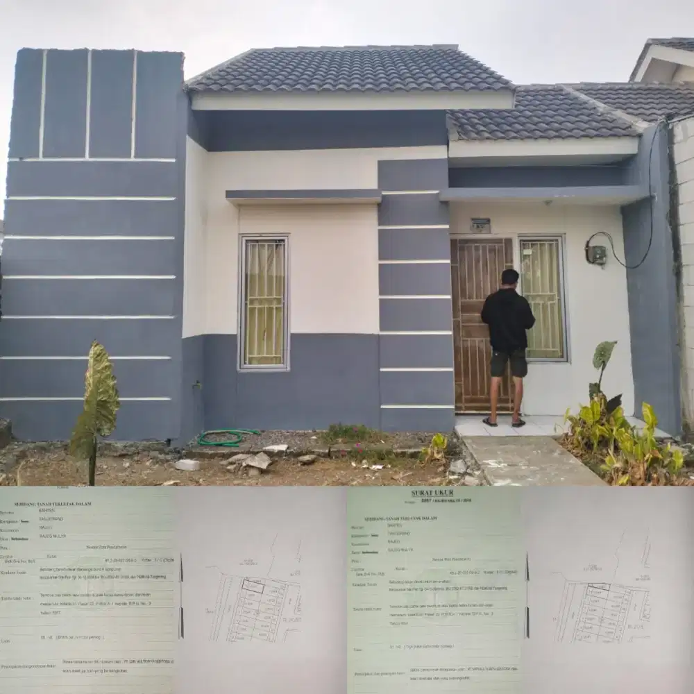 Dijual dua rumah di rajeg gardenia dua duanya posisi hook