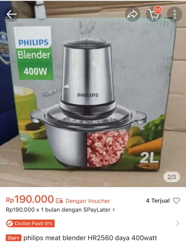 Dijual aja ex kado Philips Blender