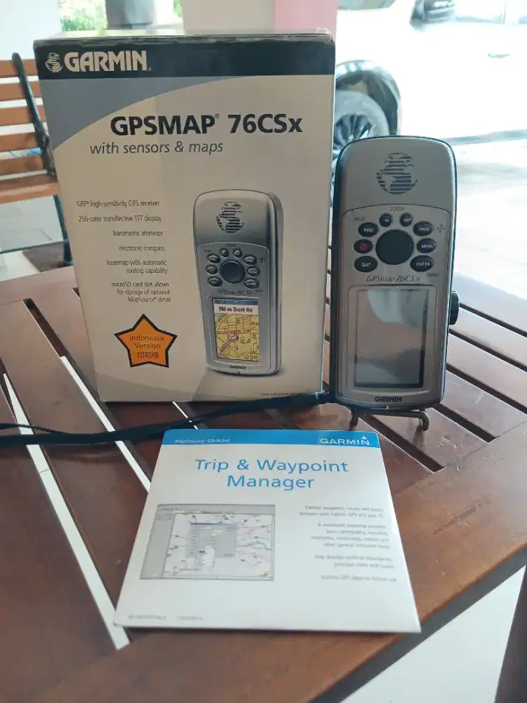 Garmin GPSMAP 76CSx Resmi Indonesia - Fullset Mulus Lengkap Dus & Buku
