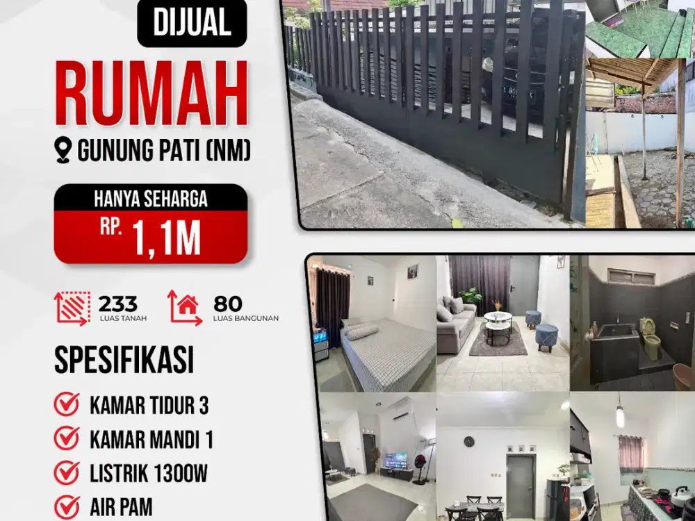 Dijual Rumah di Gunungpati Semarang