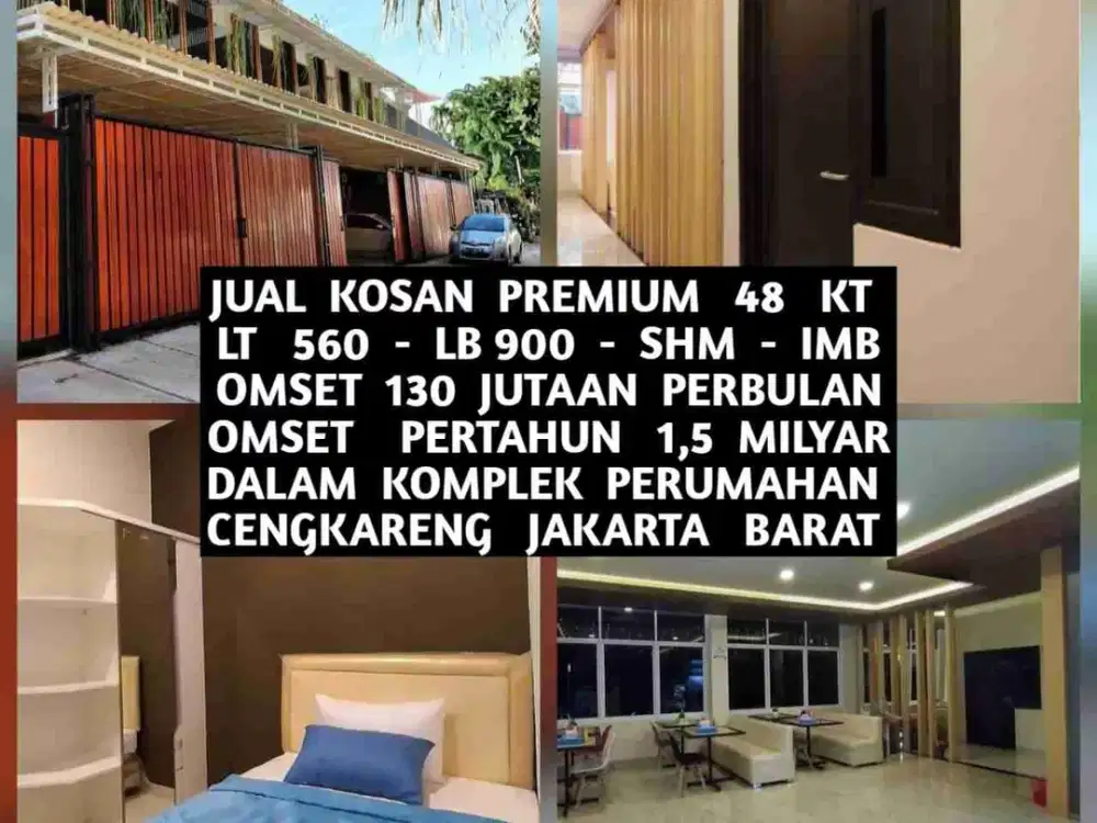 JUAL KOST KOSAN PREMIUM CENGKARENG JAKARTA BARAT
