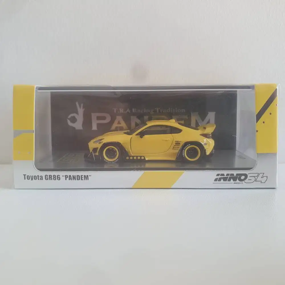 Inno64 Toyota GR86 1/64 (Pandem, Yellow, Kuning, GR 86, Not BRZ)