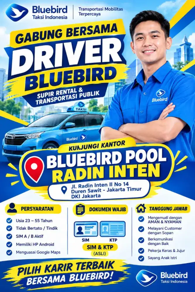 Dibutuhkan segera sopir SimA