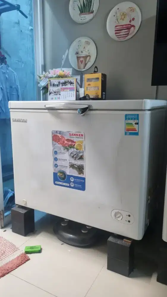 Freezer Sanken Doble Tutup 300 lt