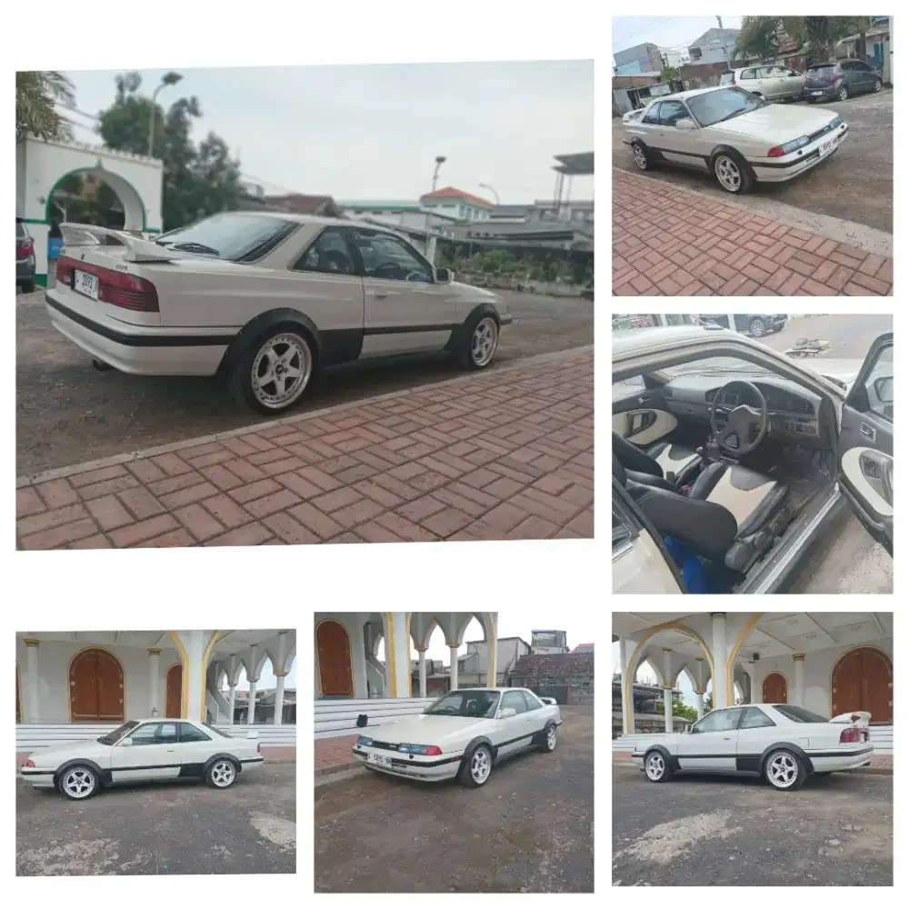 Mazda MX6 2 pintu. Build Up