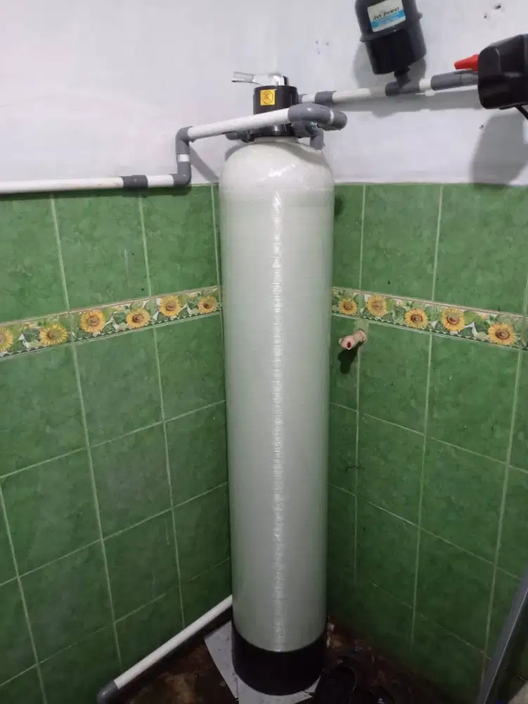 filter air sepaket /penjernih air /kepala 3way/dengan media