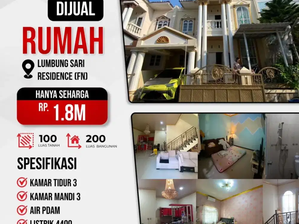 Dijual Rumah di Lumbung Sari Pedurungan