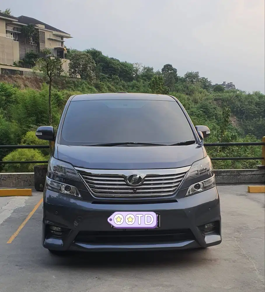 TOYOTA VELLFIRE 2009 black hitam jual alphard 2008 vellfire 2010