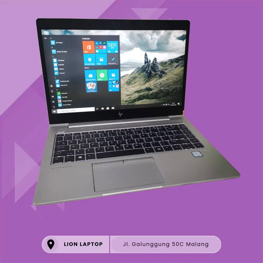 Core i5 Gen 8 RAM 8GB SSD 256GB HP Elitebook 840 G5 [14|09]