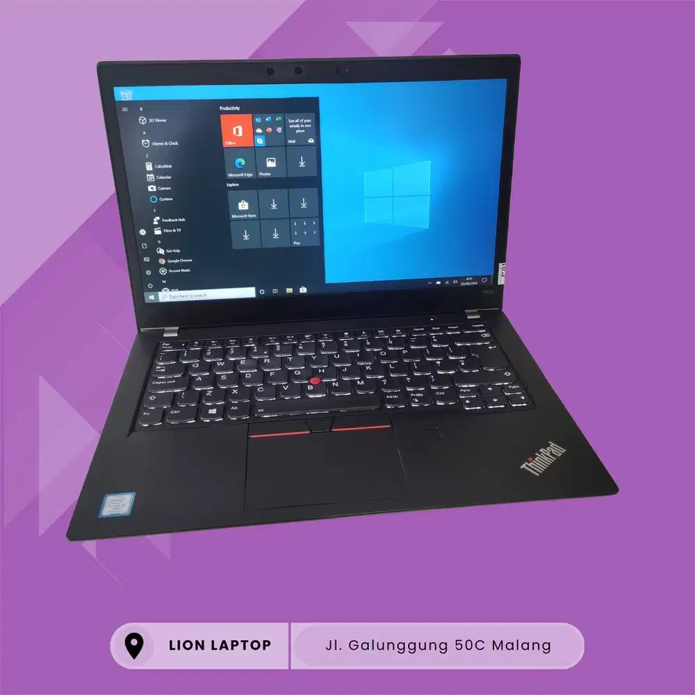 RAM 8GB Core i5 gen 8 Lenovo Thinkpad T480s SLIM [14|09]