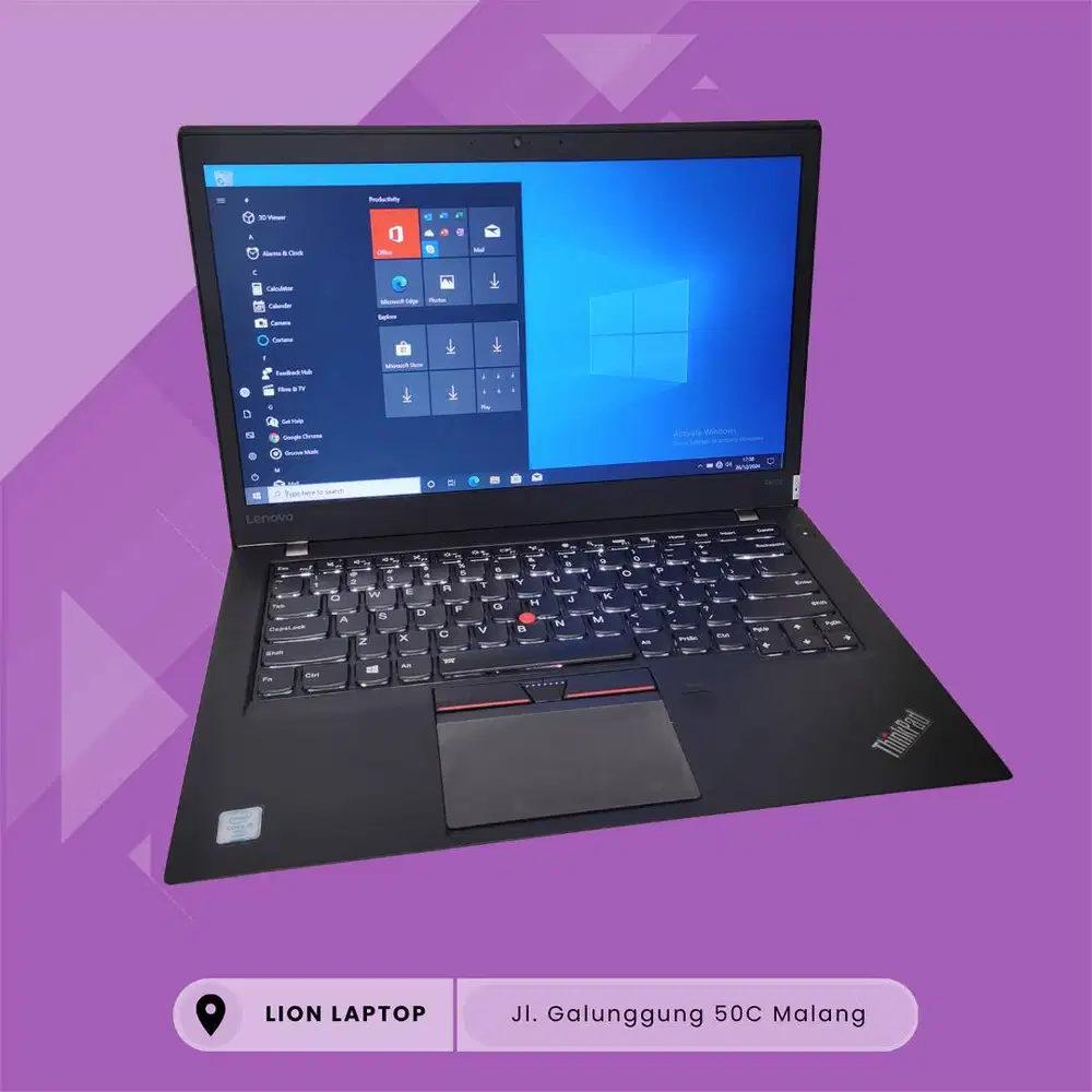 RAM 8GB SSD 256GB Core i5 Slim Lenovo Thinkpad T460s [14|09]