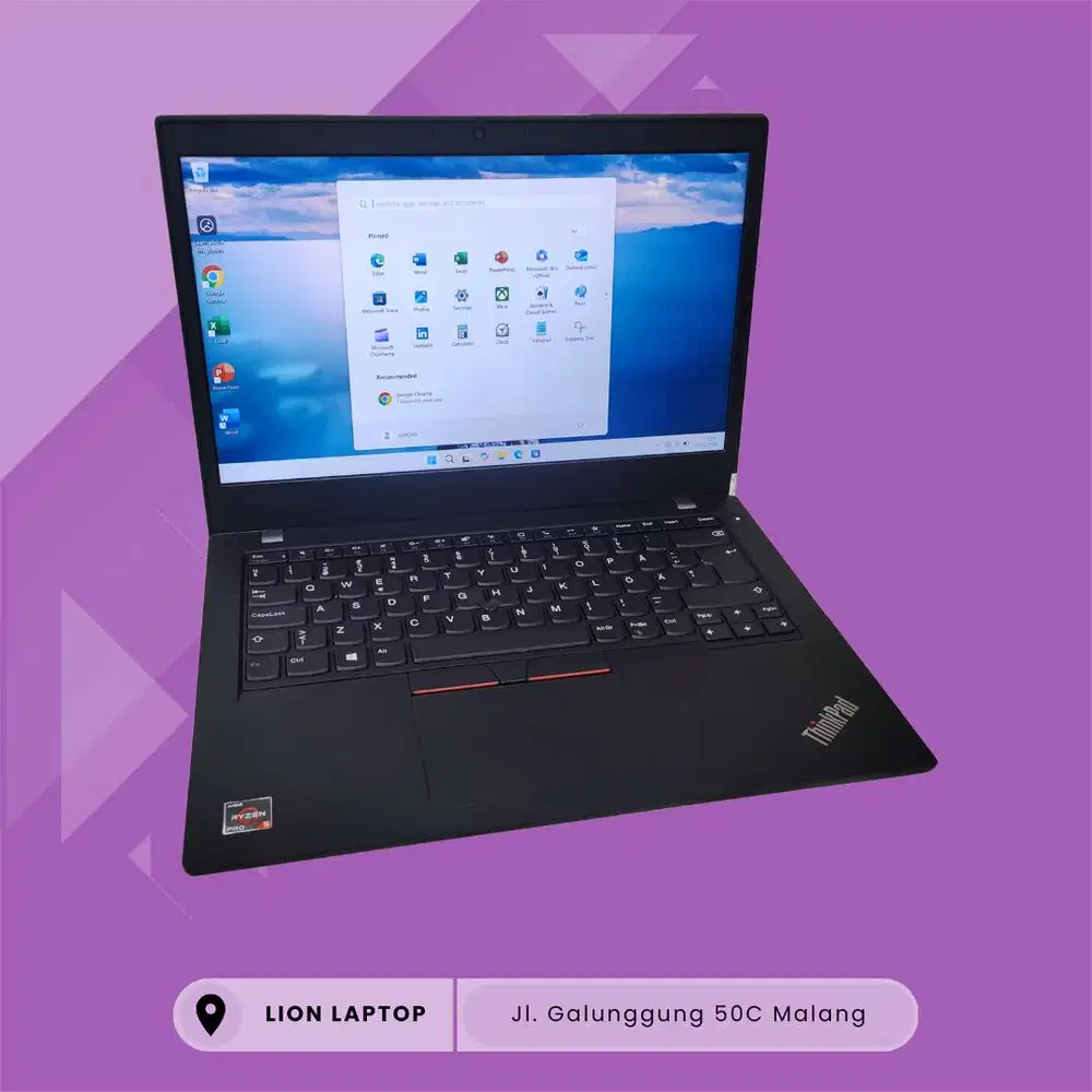 Gaming/Editing AMD Ryzen 5 PRO 8/256 MULUS Lenovo Thinkpad L14 Gen 1 [