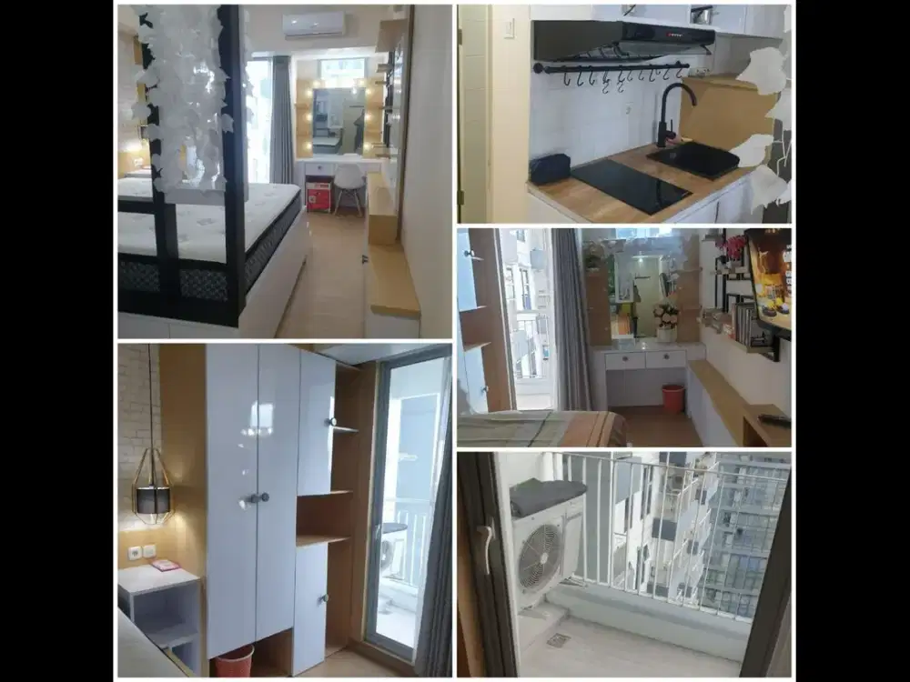 Disewakan apartemen benson studio full furnish interior lantai 10