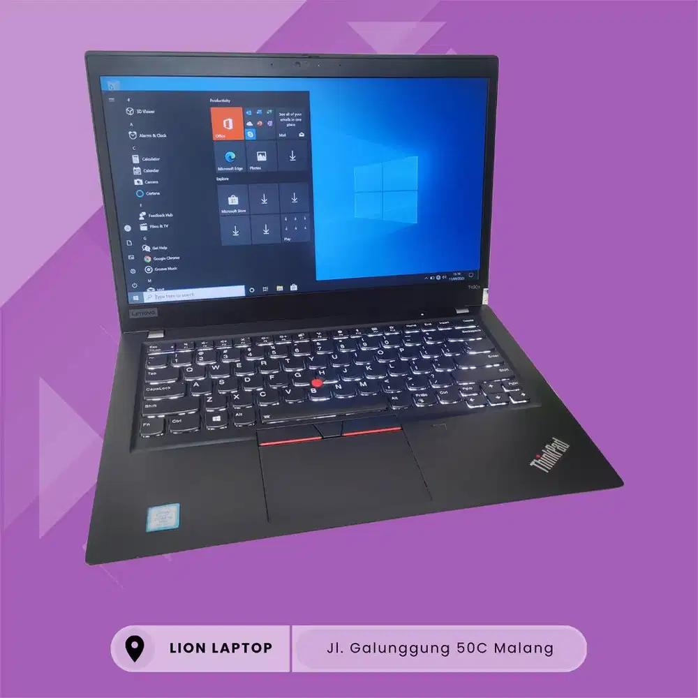 RAM 16GB SSD 256GB Core i5 Slim Lenovo Thinkpad T490s [14|09]