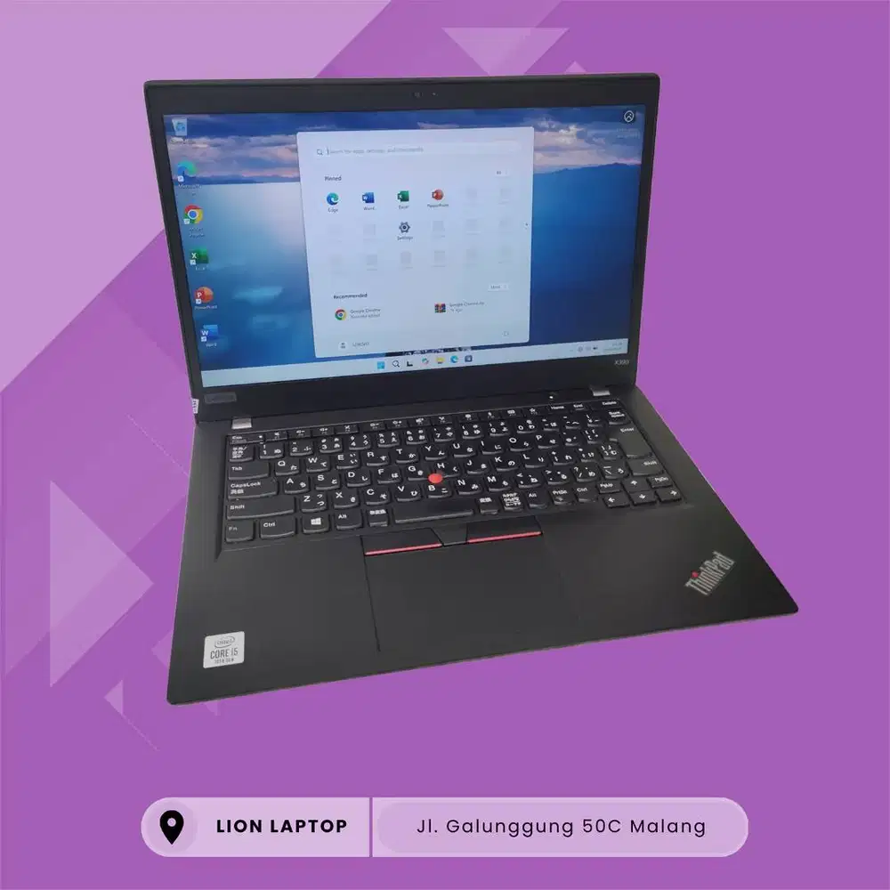 i5 GEN 10 Murah RAM 8GB Lenovo Thinkpad X390 [14|09]