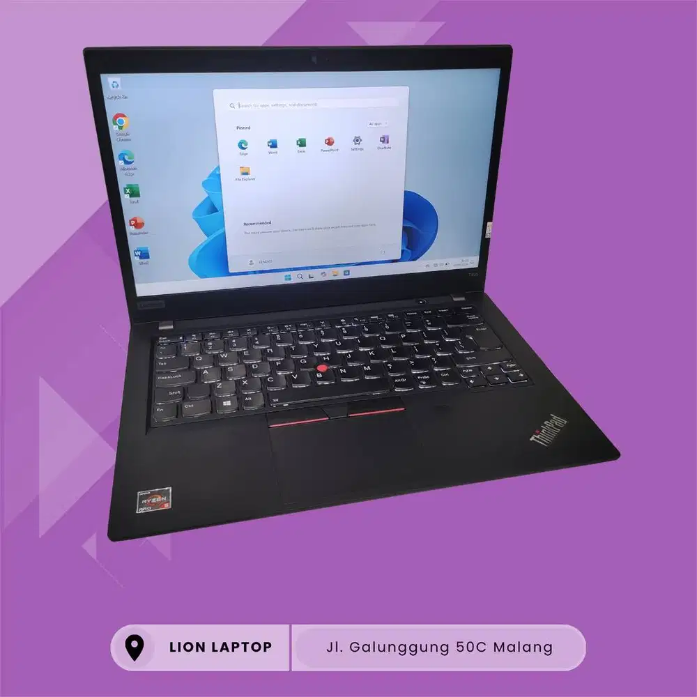 RAM 16GB AMD Ryzen 5 PRO VGA 2GB Lenovo Thinkpad T495 [14|09]
