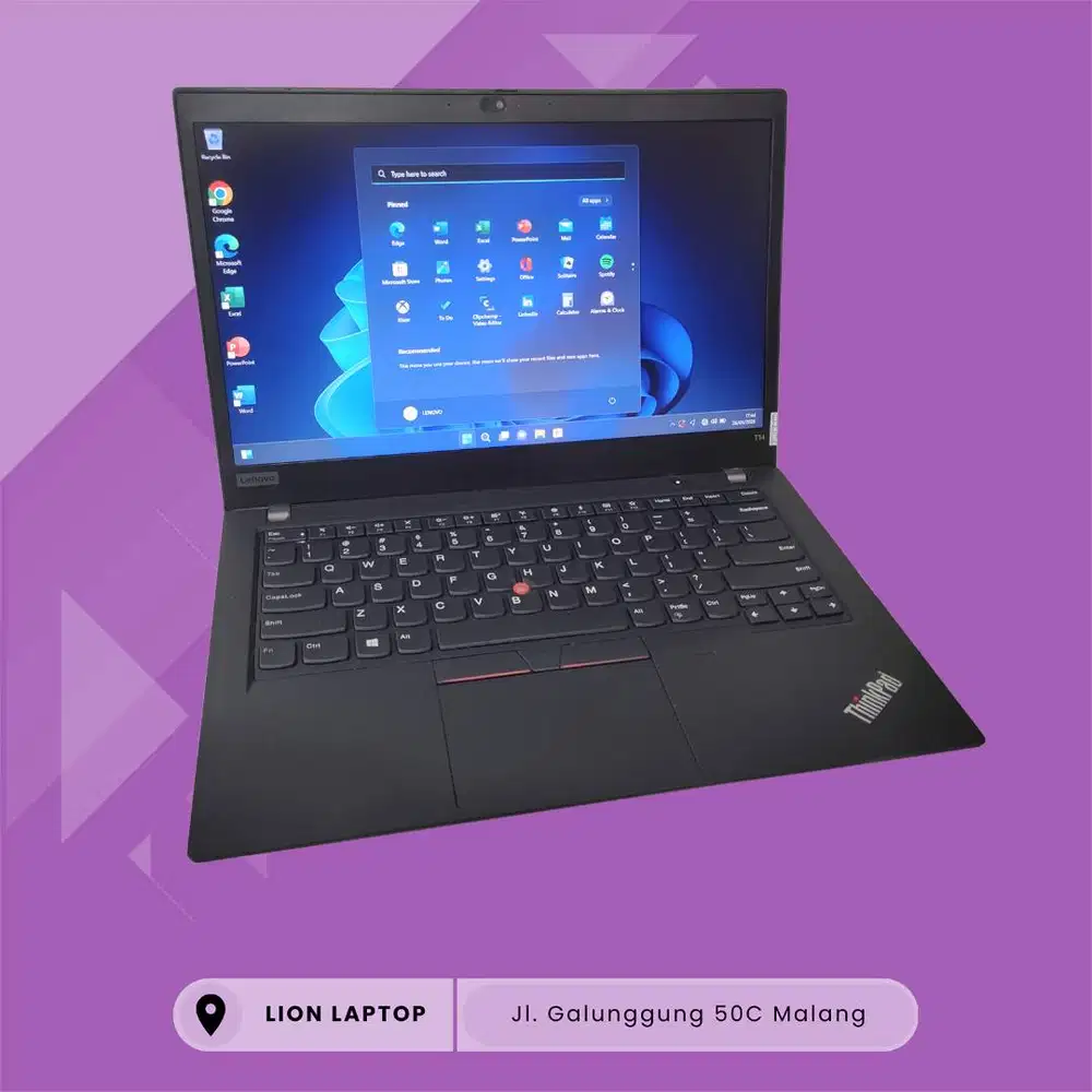 RAM 16GB Core i5 Gen 10 SSD 256GB Lenovo Thinkpad T14 gen 1 [14|09]