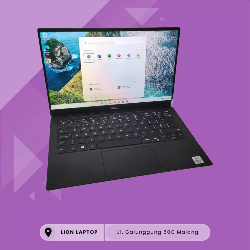 Slim & Ringan Core i5 gen 10 RAM 8 SSD 256 DELL XPS 13 7390 [14|09]
