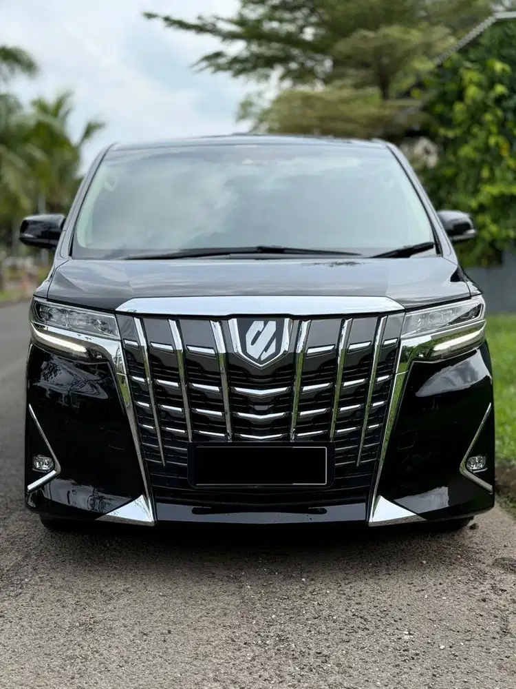 Toyota Alphard G ATPM 2023 black hitam
