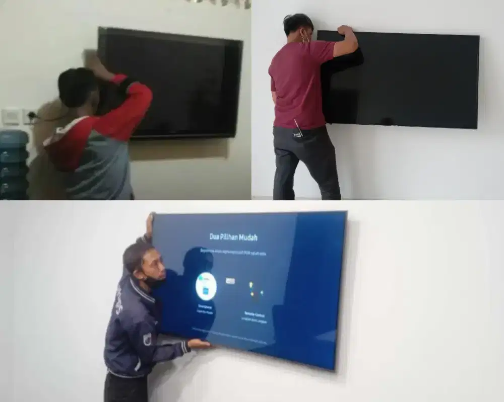 Braket +pasang atau jasa pasang terima rapih breket bracket led tv