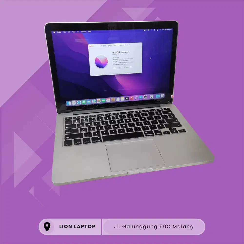 Macbook Pro Retina Core i5 Late 2013 Mulus [14|09]